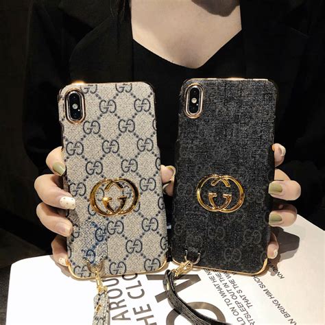 gucci iphone x|gucci phone case with strap.